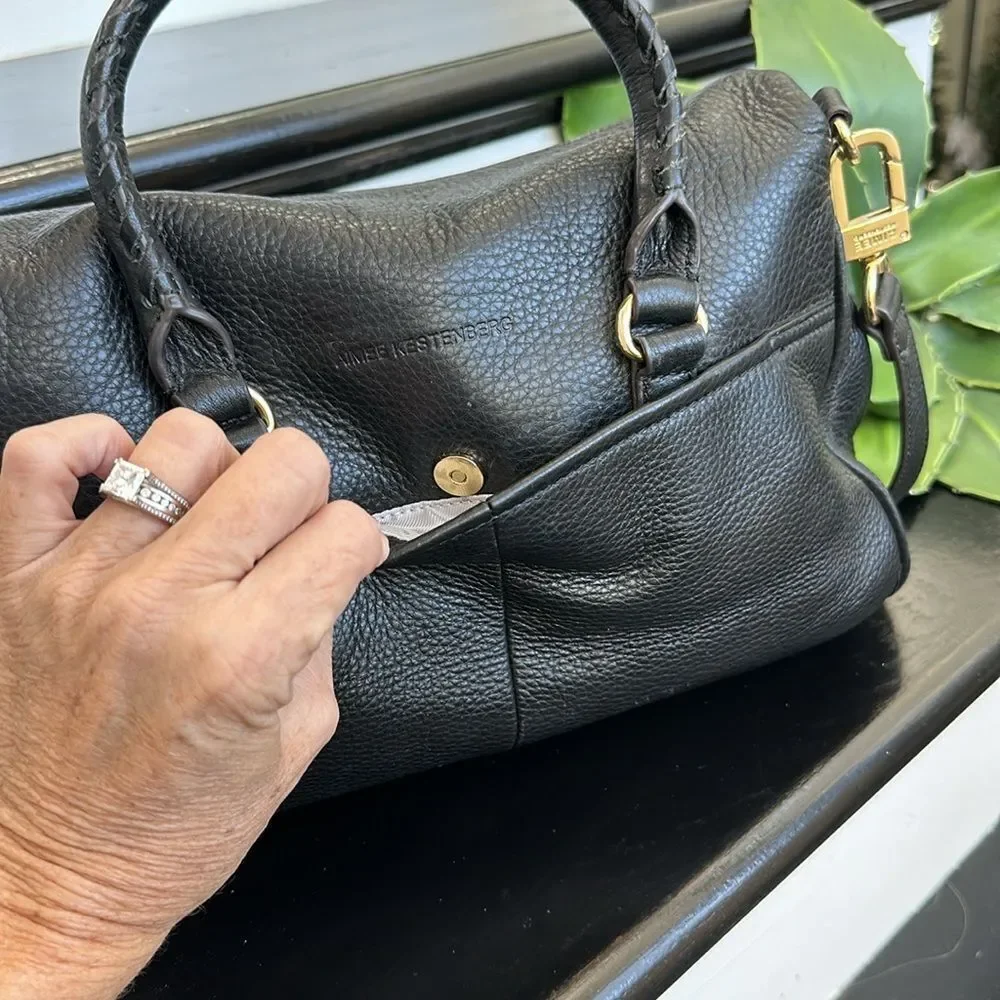 Aimee Kestenberg Black and Gold Women's Bag